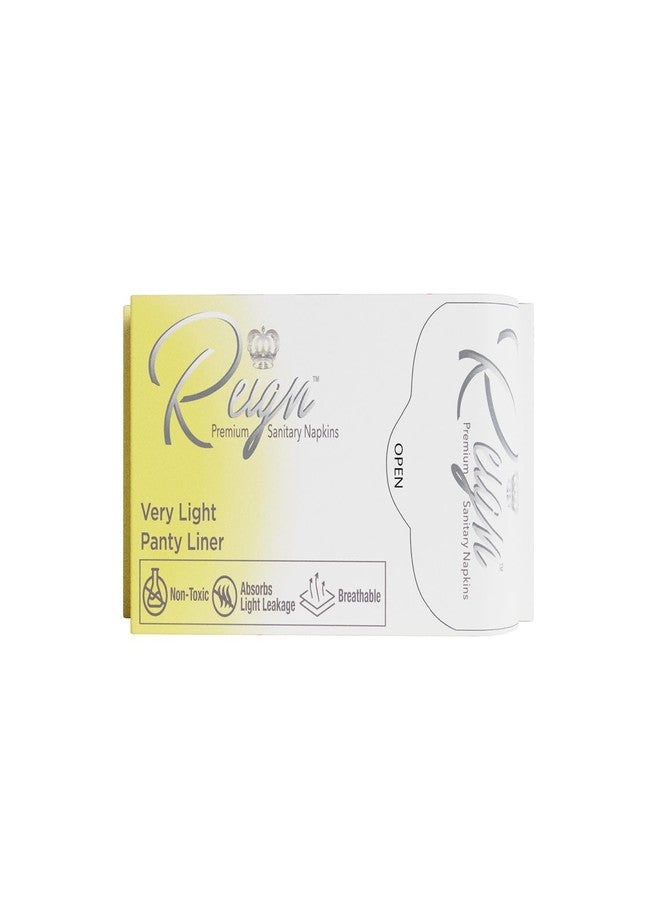 Reign Very Light Panty Liners, Menstrual Sanitary Napkins for Women, Feminine Panty Liners with Wings, Feminine Pad (20 Count) - Image 1